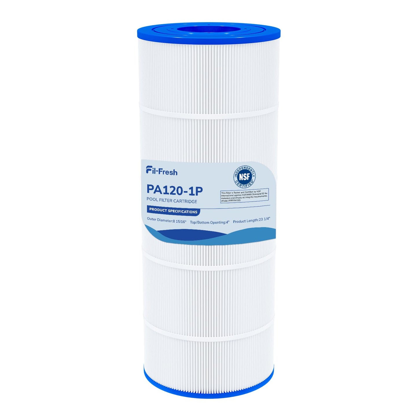 Fil-fresh C1200 Pool Filter Cartridges Compatible with Hayward C1200, Replacement for Pleatco PA120, Hayward CX1200RE, Unicel C-8412, 120 sq.ft