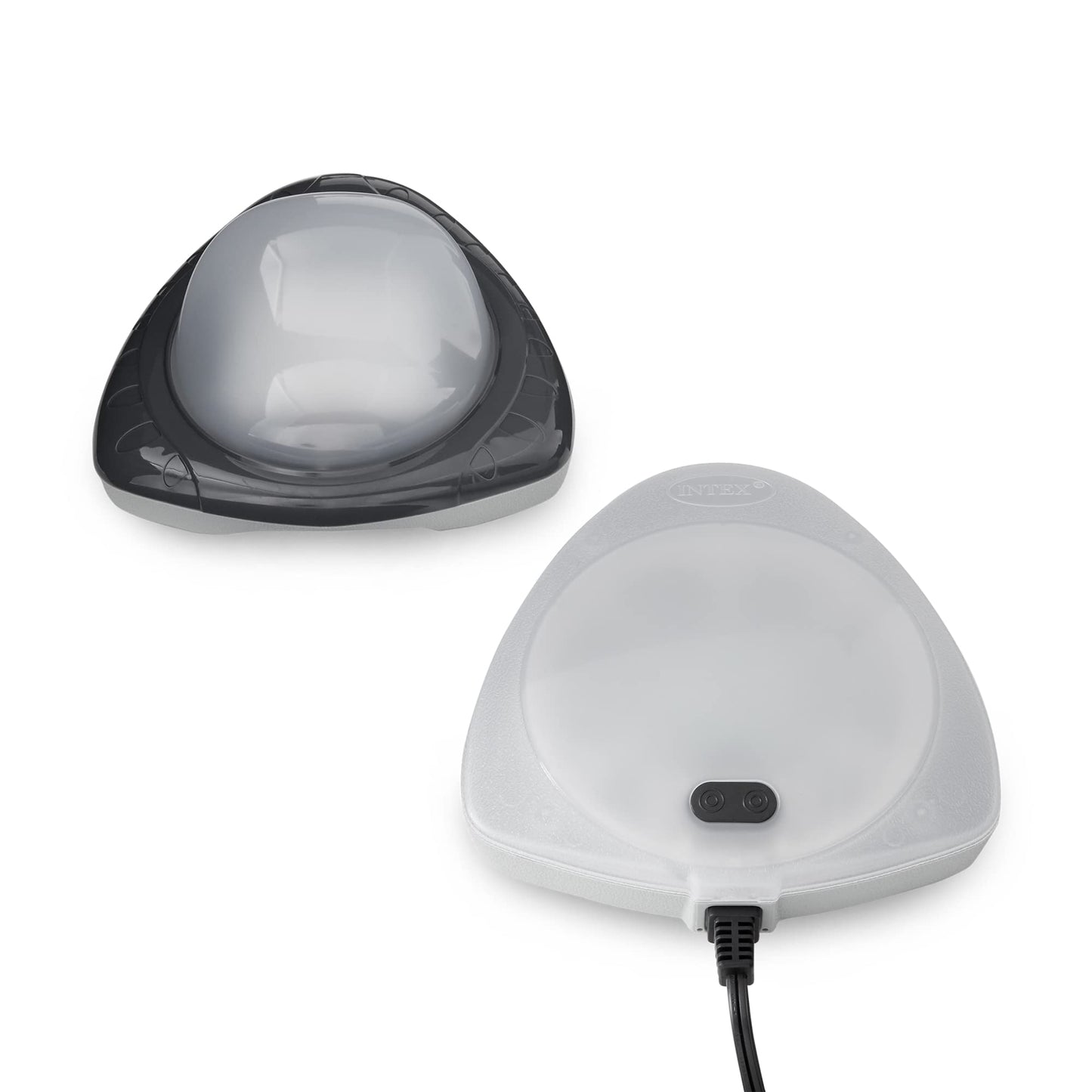 Intex Underwater LED Magnetic Above Ground Wall Pool Light with Magnetic Transmitter and 4 Different Color Options, Multicolor/White