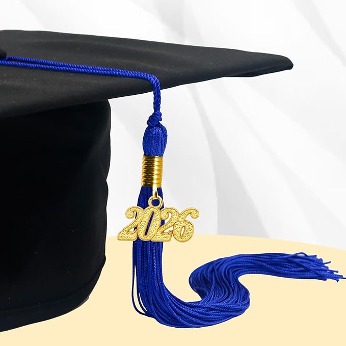 GraduationMall Single&Multiple Color Graduation Tassel with 2026 Year Charm 9"