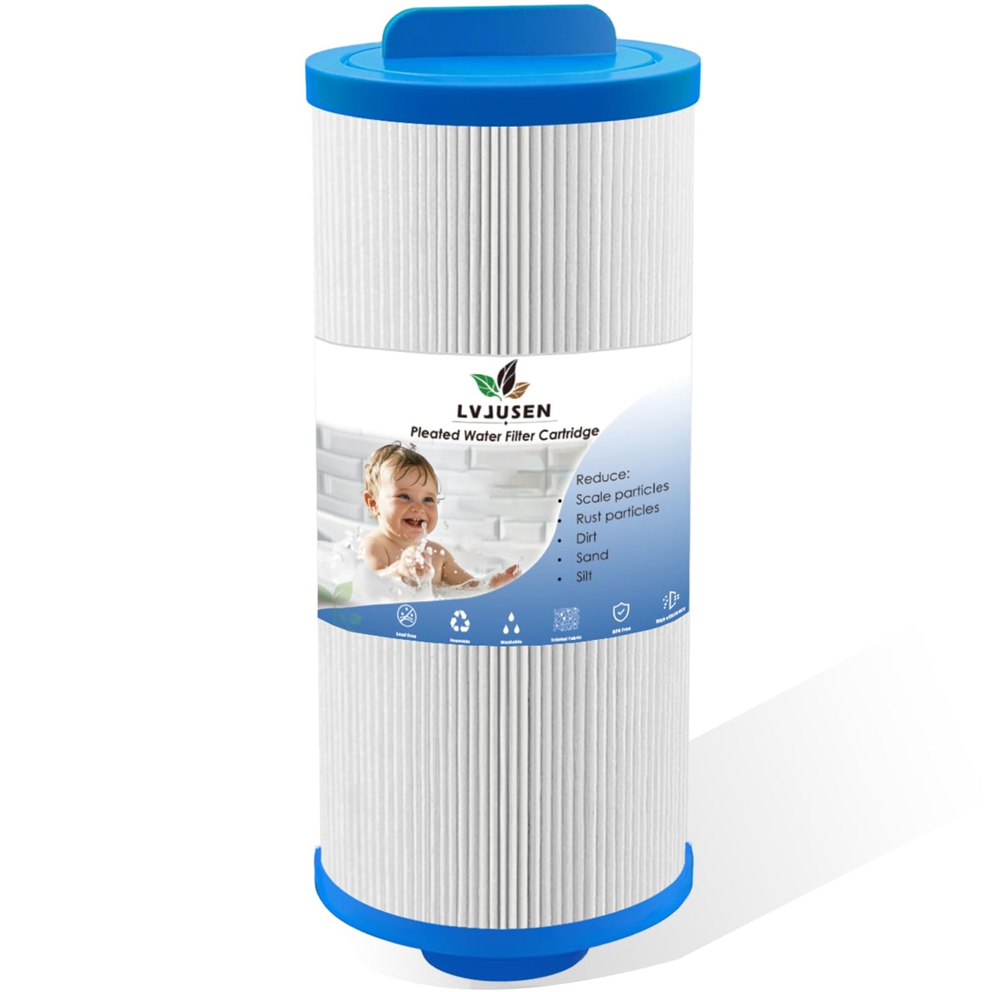LVJUSEN Spa Filter Replaces PMA-R3 X268548 Master Spa Filter/Nordic Retreat Spa Filter/Pleatco PWW35L/Unicel 4CH-935, Fits Most Clarity, Healthy Living Spas- 1 Pack