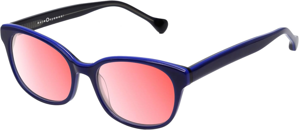 Calabria North Shore Cat Eye Pink Tint FL-41 Reading Glasses Women Blue Light Sensitivity Migraine Glasses FL41 Readers