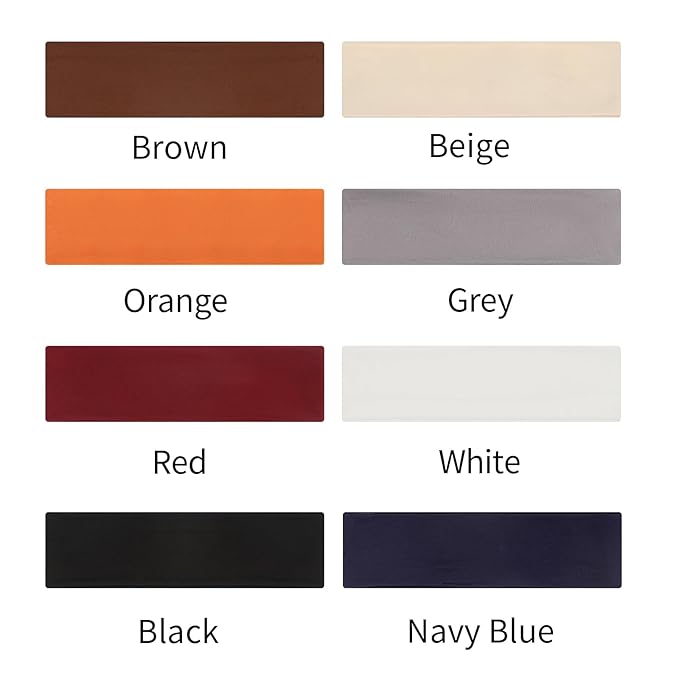 Fishinsea 8 Pack Sport Headbands for Women, Elastic Soft Fabric Non-Slip Hair Bands Hair Warp for Daily Workout Yoga Running Sports, Combo 8