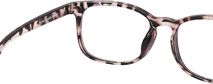 Blue Light Glasses for Woman Men | 99% Blue Light Blocking Glasses | Computer Glassess | Gaming | TV Phone Screen Reader Square Frame | Anti Eyestrain & UV Glare,1 Pack