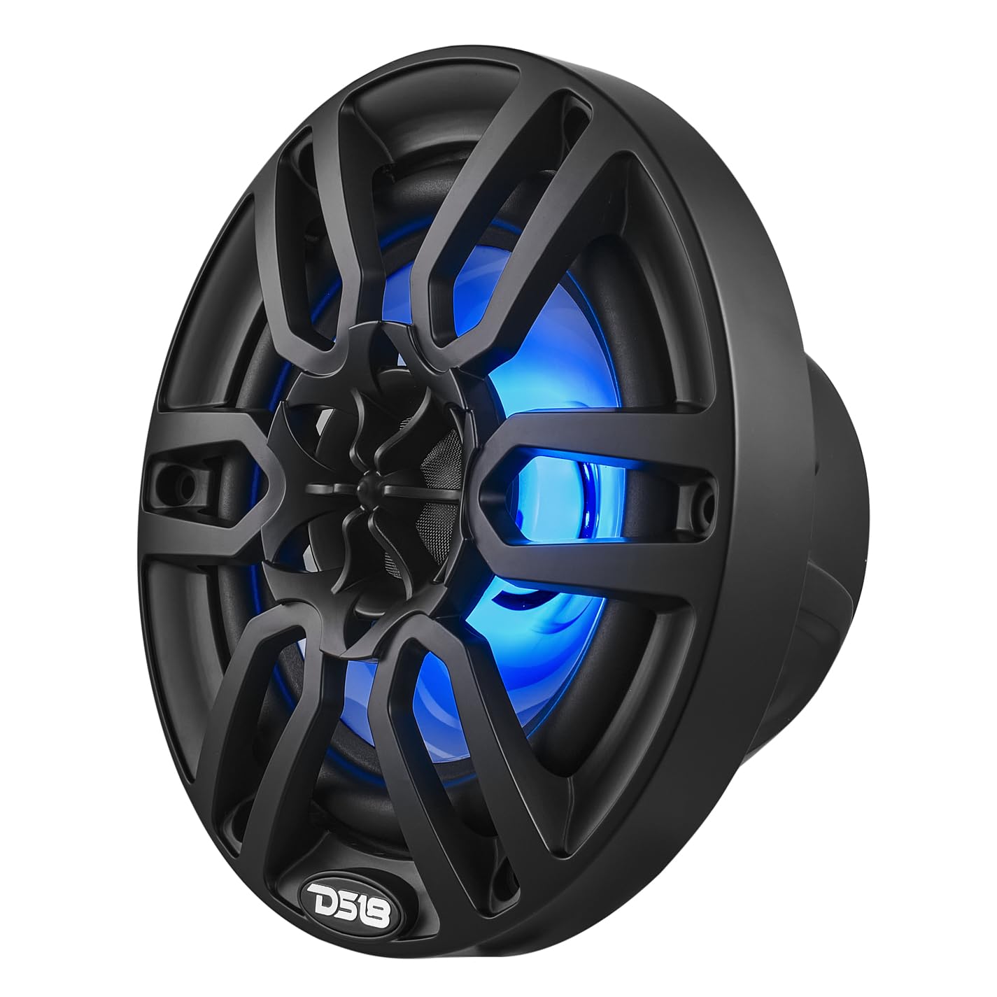 DS18 HYDRO NXL-6 - High End Coaxial Speaker Pair - 2-Way Marine Speaker w/Integrated RGB Lights - 300 Watt - 100% UV Stable - Water Resistant Speakers - 6.5 Inches, Black