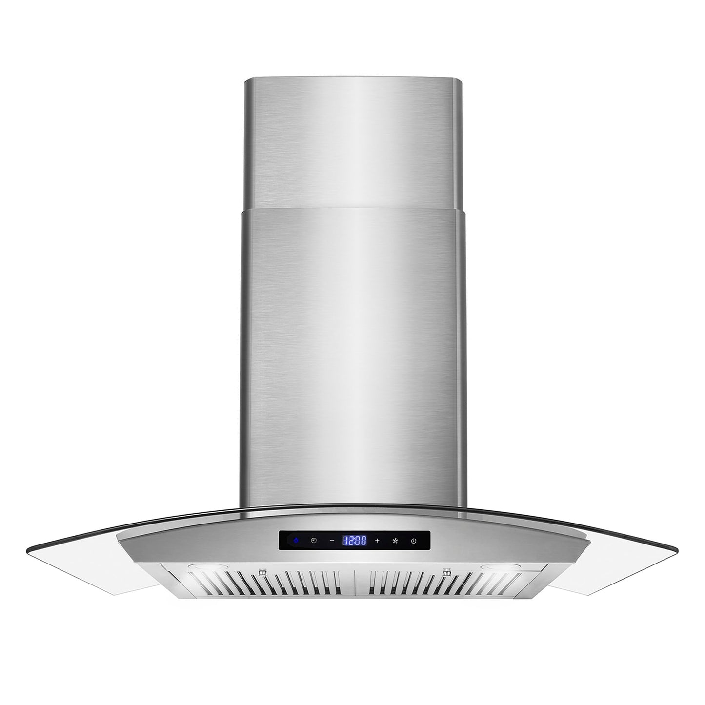 COSMO COS-668WRCS75 30 in. Vista Collection 380 CFM Ducted Wall Mount Range Hood, Touch Controls, LED Lights, Stainless Steel