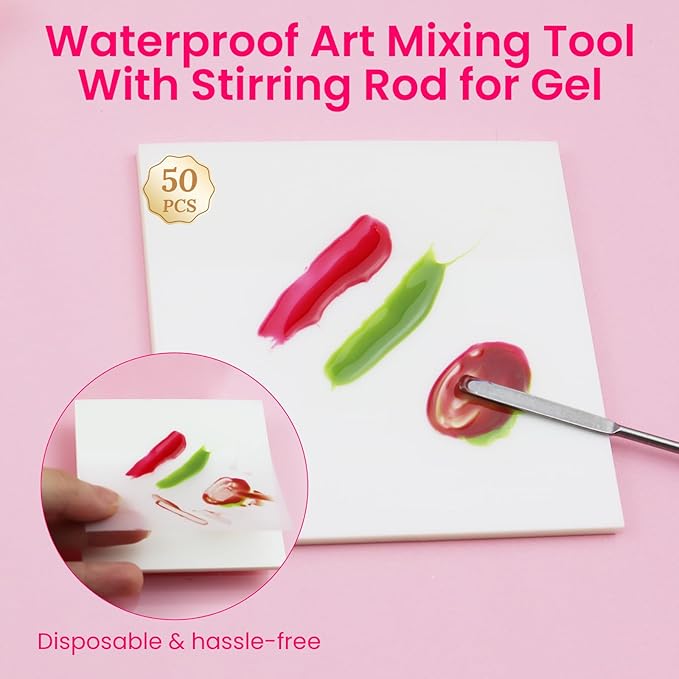 150PCS Nail Art Sponges for Ombre, 50 PCS Nail Art Palette Paper, Nail Polish Mix Rod, Grabbing Pen, Nail Art Ombre Brushes Supplies Design Tools Nail Tech Accessories for Salon & Home