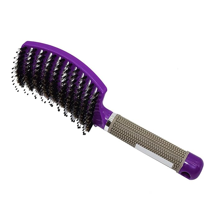 Hairstreaq Detangling Brush, Wet Dry Detangler Hair Brushes, Vented Detangling Brush, Fast Drying Styling Massage Hairbrush for Women & KidsÃ¢ÂÂ Long, Thick, Thin, Curly & Tangled Hair (Purple)