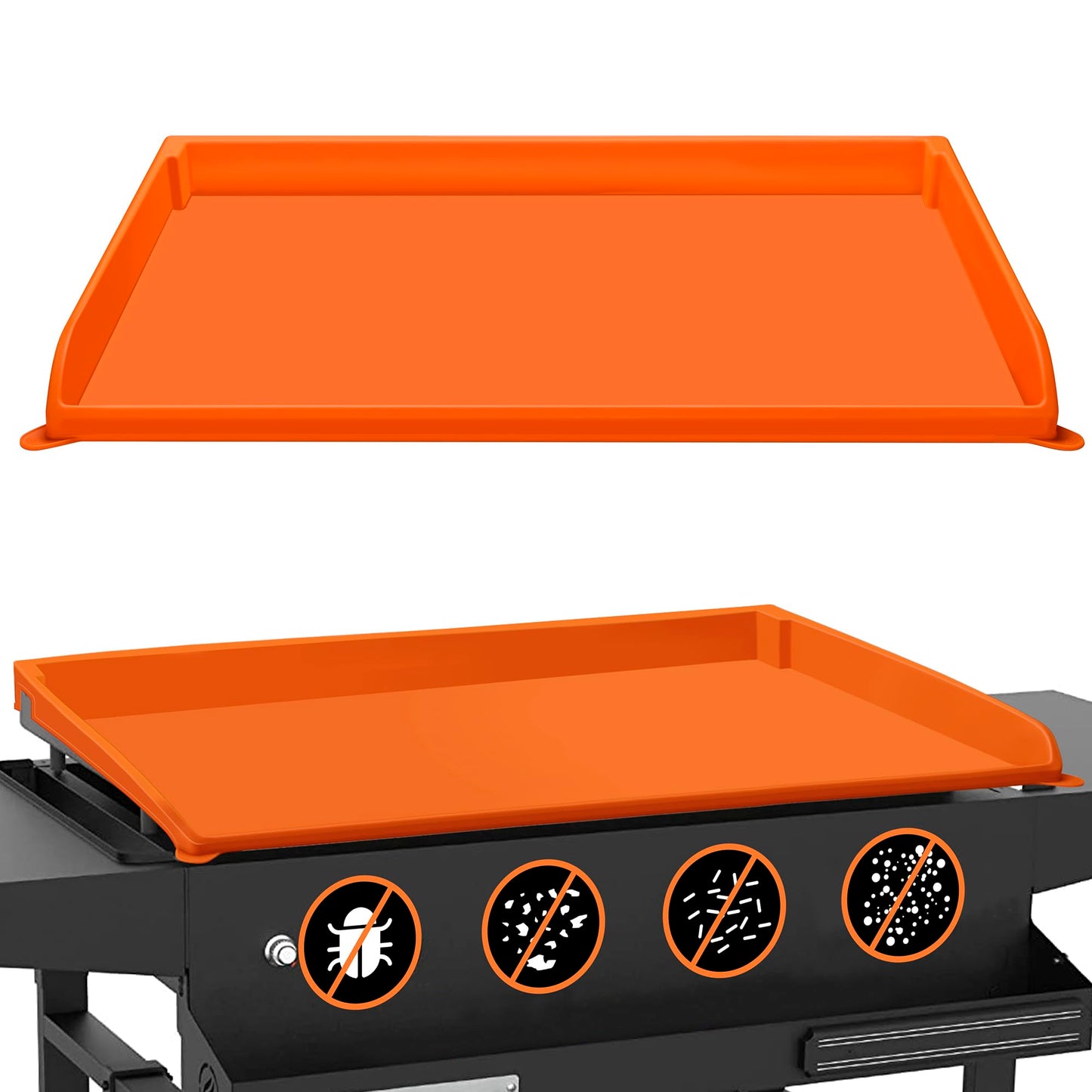NancyL 36 Inch Silicone Griddle Cover for Blackstone, Full-Wrap 36" Griddle Mat Protective Grill for Blackstone Protector Accessories Kit, Protect from Rust, Rodents, Insects, Debris