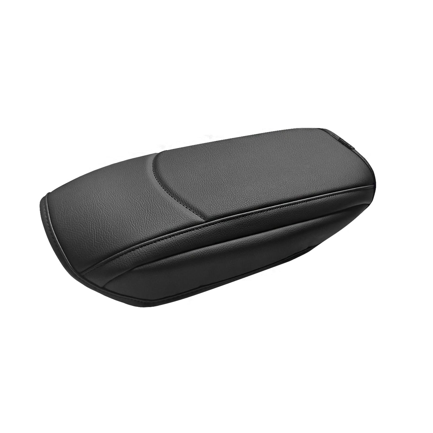 Muslogy Center Console Armrest Cover Fit for Toyota 4Runner 2010-2024 Accessories, Comfort Armrest Pad Console Lid Cushion Vegan Leather Regular Thick
