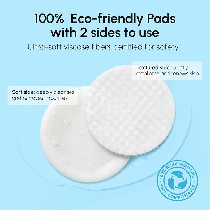 MAREE Glycolic Acid Pads & 2% Salicylic Acid Ã¢ÂÂ Toner Pads for Face with 20% Glycolic Acid Solution Ã¢ÂÂ Face Exfoliating Pads, Acne Clearing Face Pads Ã¢ÂÂ Skin Pore Resurfacing & Radiance Device Ã¢ÂÂ 50 Count