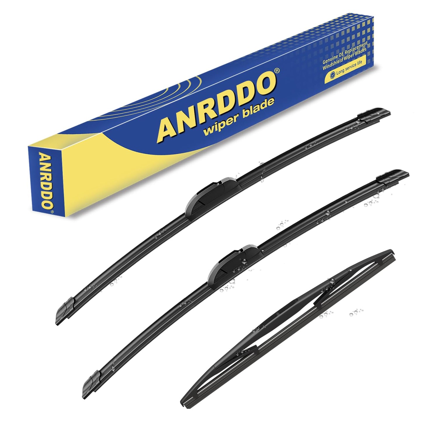 3 wipers Replacement for 2011 2010 2009 2008 2007 Honda CRV CR-V 20018 2017 2016 2015-2007 Acura RDX, Windshield Wiper Blades Original Equipment Replacement - 26"/16"/14" (Set of 3) U/J HOOK