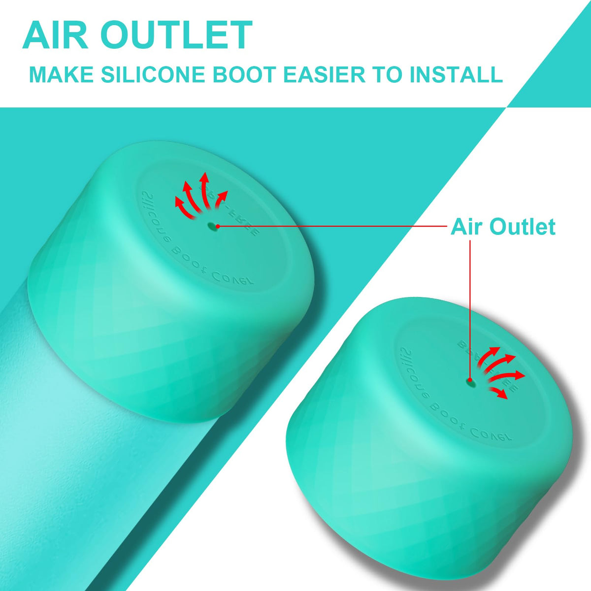 Beonsky Silicone Boot for Owala Water Bottle 40 oz, Anti-Slip Protective Sleeve for FreeSip/Twist/Flip Stainless Steel Water Bottles Accessories