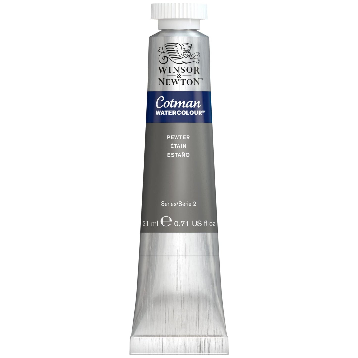 Winsor & Newton Cotman Watercolor Paint, 21ml (0.71-oz), Pewter