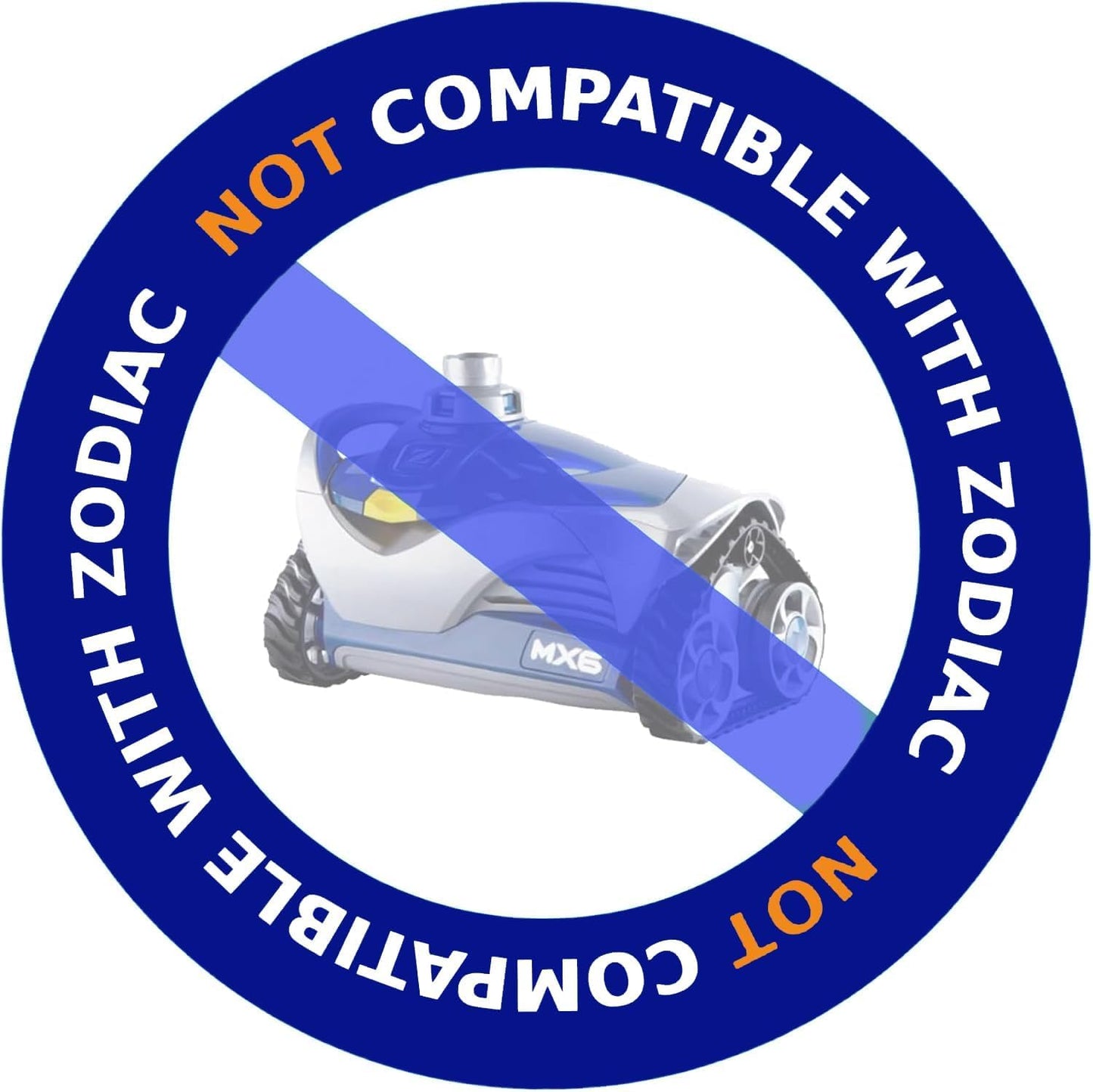 Poolvio Pool Vacuum Hose 40 Feet (12 x 40 Inch), 1.5 Inch Cuffs, Compatible with Most Inground Pool Automatic Cleaners, Gray