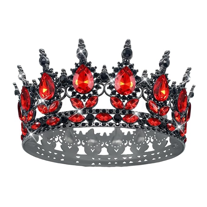 YOUlDIANZI Queen Crown Rhinestone Wedding Crowns and Tiaras for Women Costume Party Hair Accessories Princess Birthday Crown Crystal Bridal Crowns
