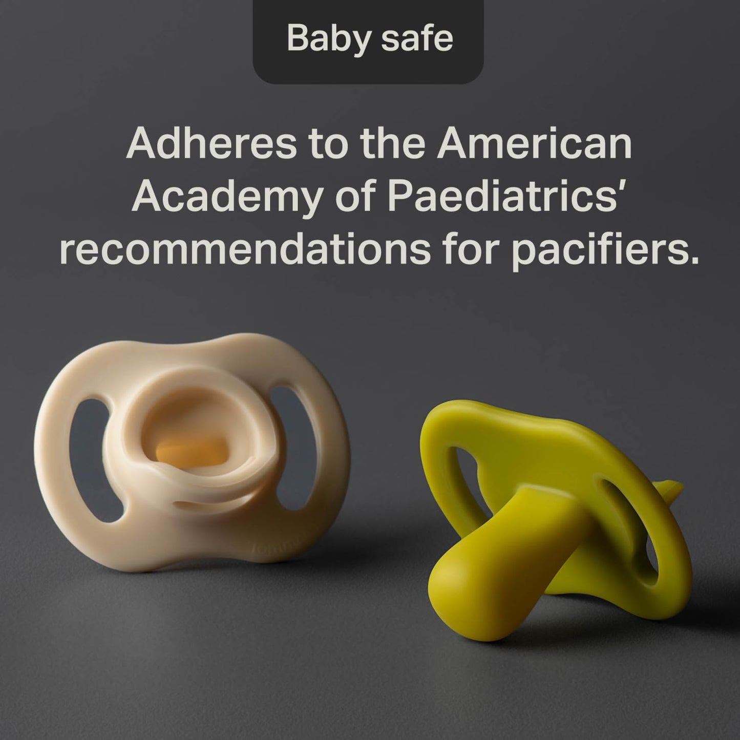 Tommee Tippee Stay Put Pacifier Set, Contains 2 Ultra-Light StayPut Glow in The Dark Pacifiers and 2 Ultra-Light StayPut Pacifiers, 0-6 Months, Colors May Vary, One-Piece Silicone Design, Pack of 4