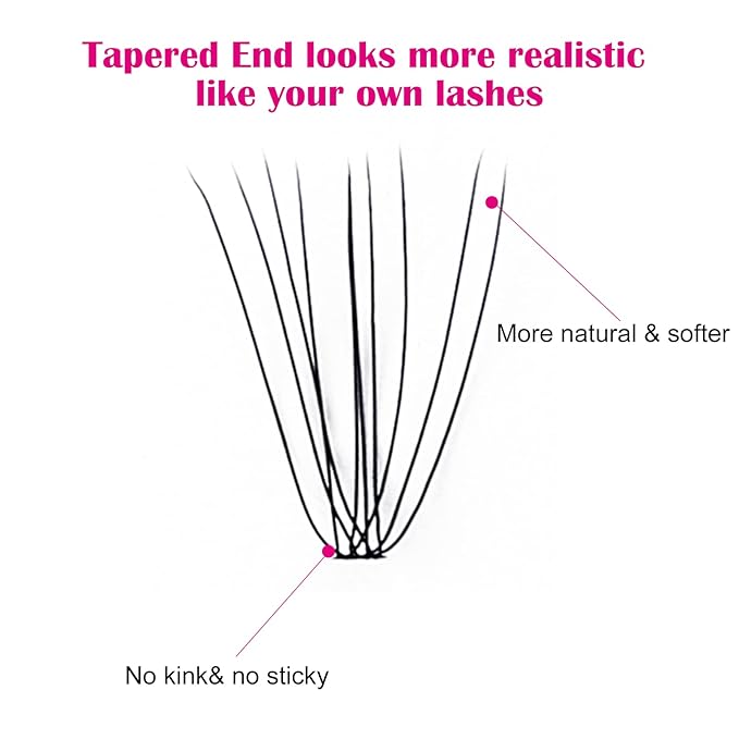 FADLASH Lash Clusters Extensions Individual Lashes Natural Soft 120pcs 10D C Cur Natural Long Black Faux Mink Volume Lash Extensions Reusable Artificial Eyelashes (10D-0.07-C, 8-15mm)