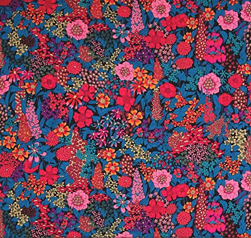 Lightweight Face Mask Cover for ear loop KN95 masks - Liberty London Ciara Floral Print Cover - Single layer bonded fabric - No extra loops!