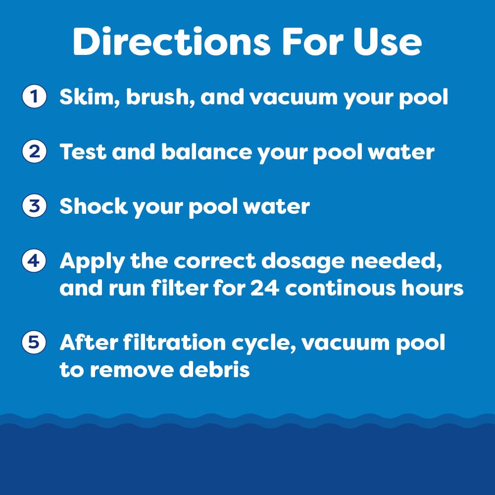 In The Swim Super Clarifier – Fast-Acting, Highly Concentrated Pool Water Clarifier for Crystal Clear Water & Improved Filter Efficiency – for Sand & Cartridge Filters - 1 Gallon