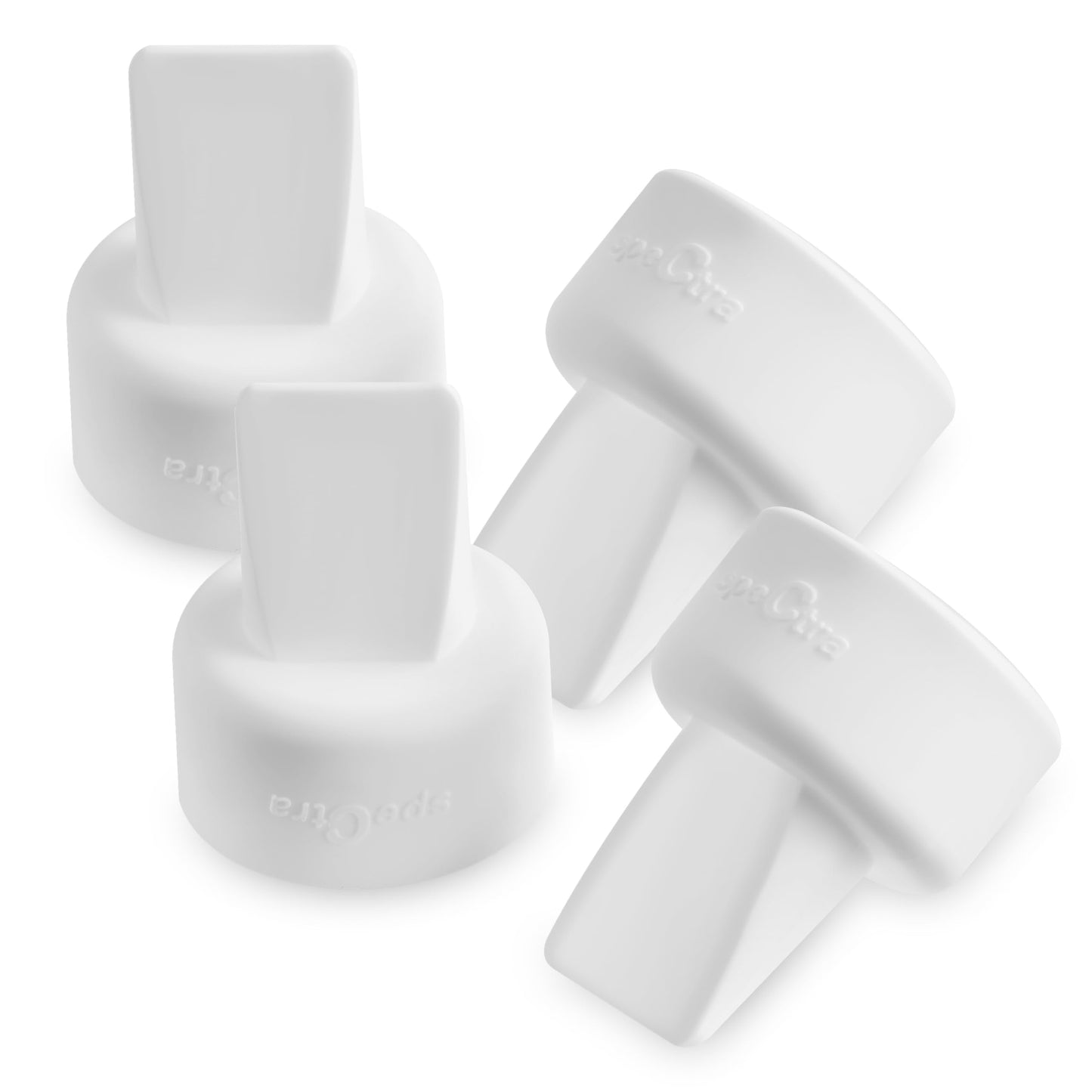 Spectra - Duckbill Valve Replacement for Breast Milk Pump (Pack of 4) - Fits Small, Medium, Large, or X-Large Breast Shields and Flanges