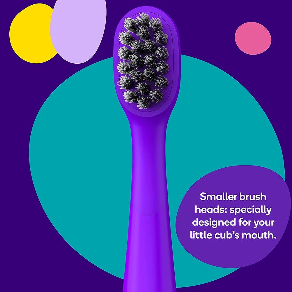 Burst Kids & Toddlers Electric Toothbrush (Pink) | Soft Bristles | Two Minute Timer | Rechargeable Battery | Easy-Grip Silicone Handle | 2 Modes for Healthy Smiles | Ages 3+