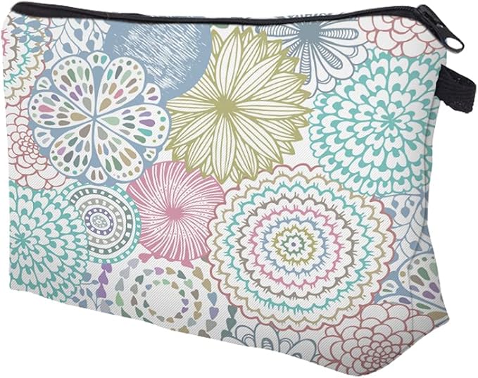Deanfun Cosmetic Bag for Women Waterproof Cute Fashion Purse Makeup Bags Roomy Travel Toiletry Bag Accessories Organizer Gifts(51561)