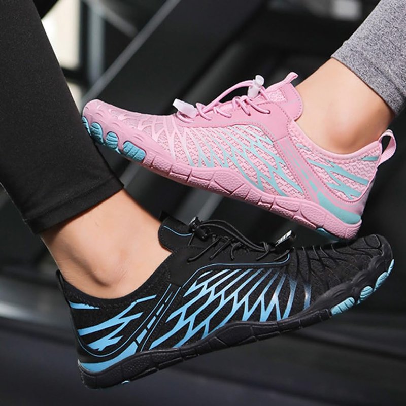 ELETON Barefoot Shoes Women Men Footwear, Wide Toe Box Hiking Zero Drop Non-Slip Quick-Dry River Boat Pool Beach Water Shoes, Lightweight Swimming Running Walking Sneakers Unisex Blue