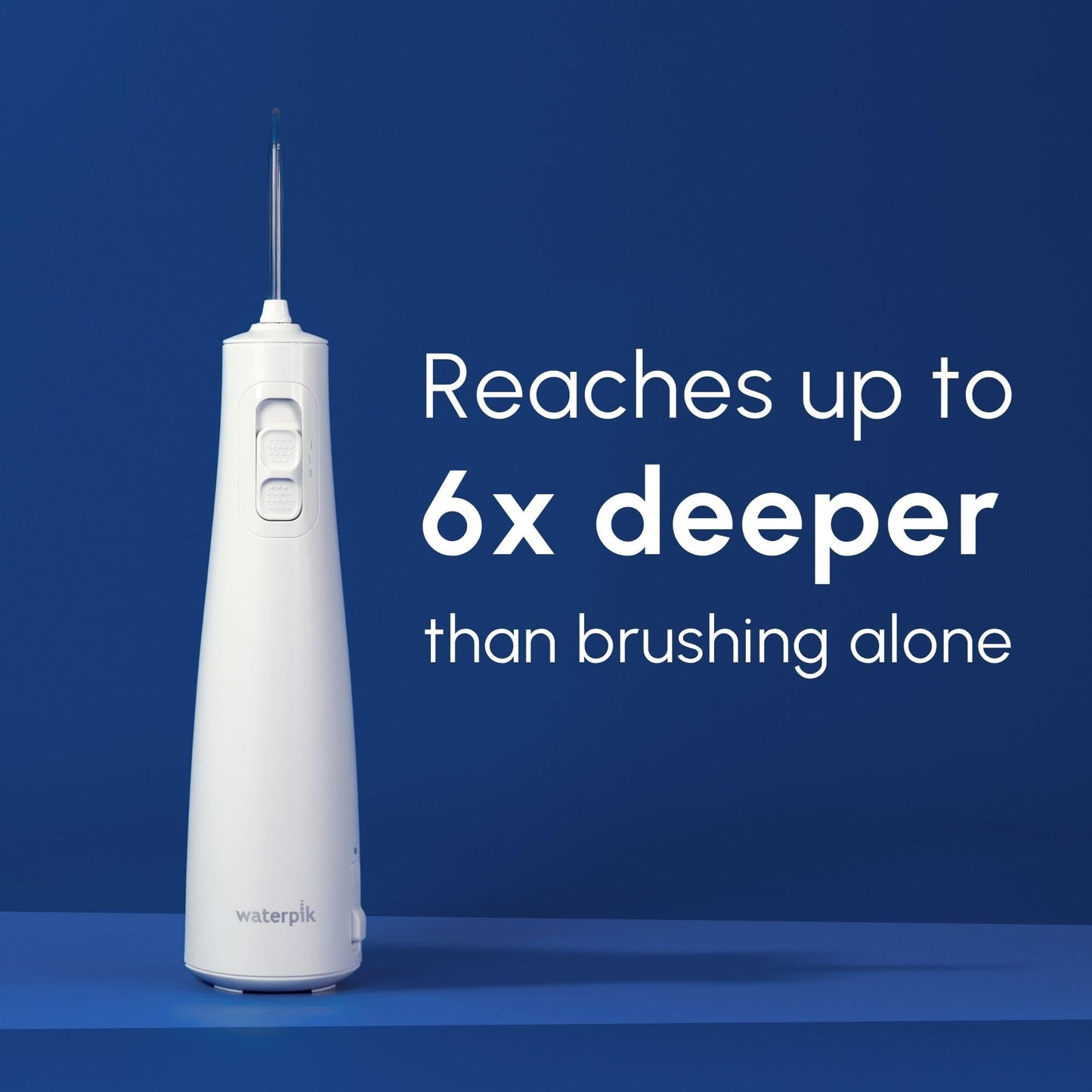 Waterpik Pulse Water Flosser Cordless, Oral Health Foundation Approved, Water Flosser and Plaque Remover for Teeth, 2 x Water Floss Pressure Settings, 45 Seconds of Flossing, 2 x Tips Included