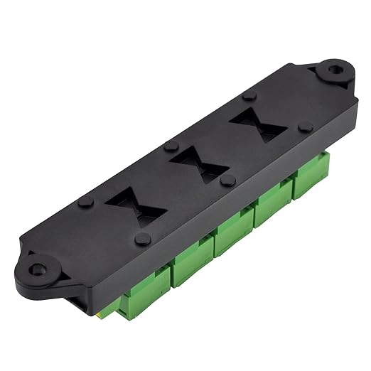 16Amp 300V 2x6 Position Pluggable Terminal Block Distribution Module. OONO D-1652GP