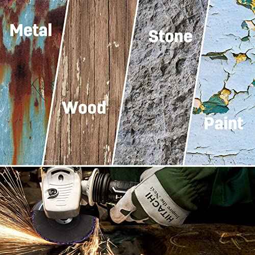 LAIWOO Strip Discs Stripping Wheel for Angle Grinder, 4-1/2" Paint Stripper Abrasive Wheel Disc Clean and Remove Paint Coating Rust Welds Oxidation£¨5Pack£©