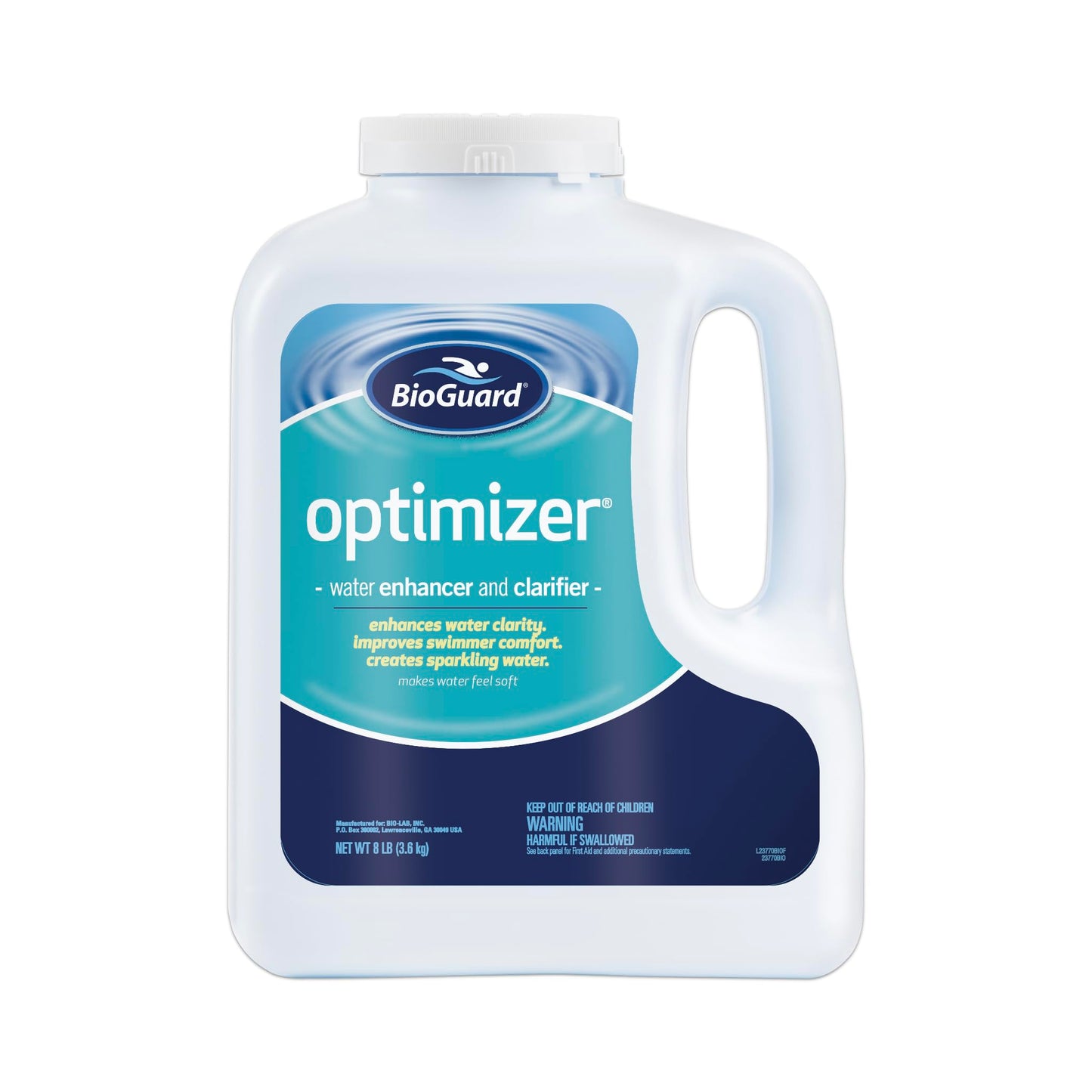 BioGuard Optimizer, 8 lb, Pool Water Enhancer and Clarifier, Creates Soft and Sparkling Water, Improves Overall Water Quality
