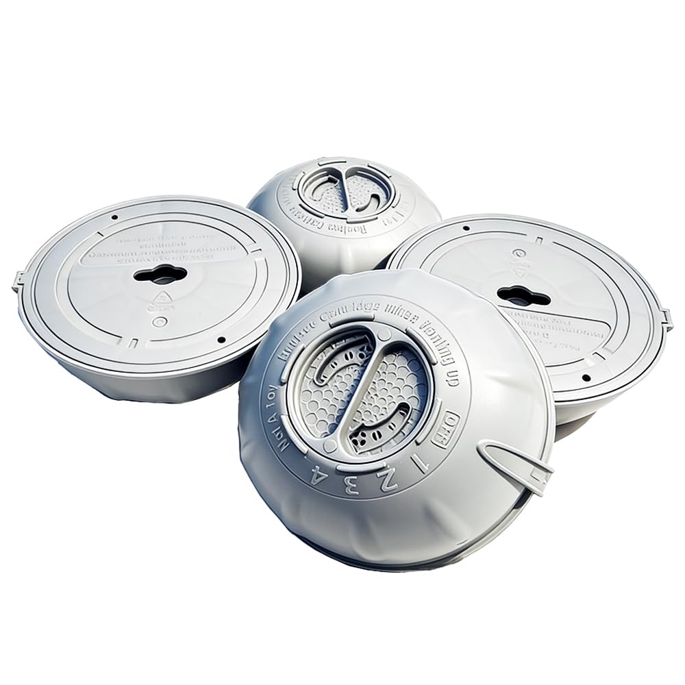 BFJOG Hot Tub Cartridges Replacement for Frog Ease Floating System Up to 600 Gallons & Supports Less Chlorine Use (4-Packs)