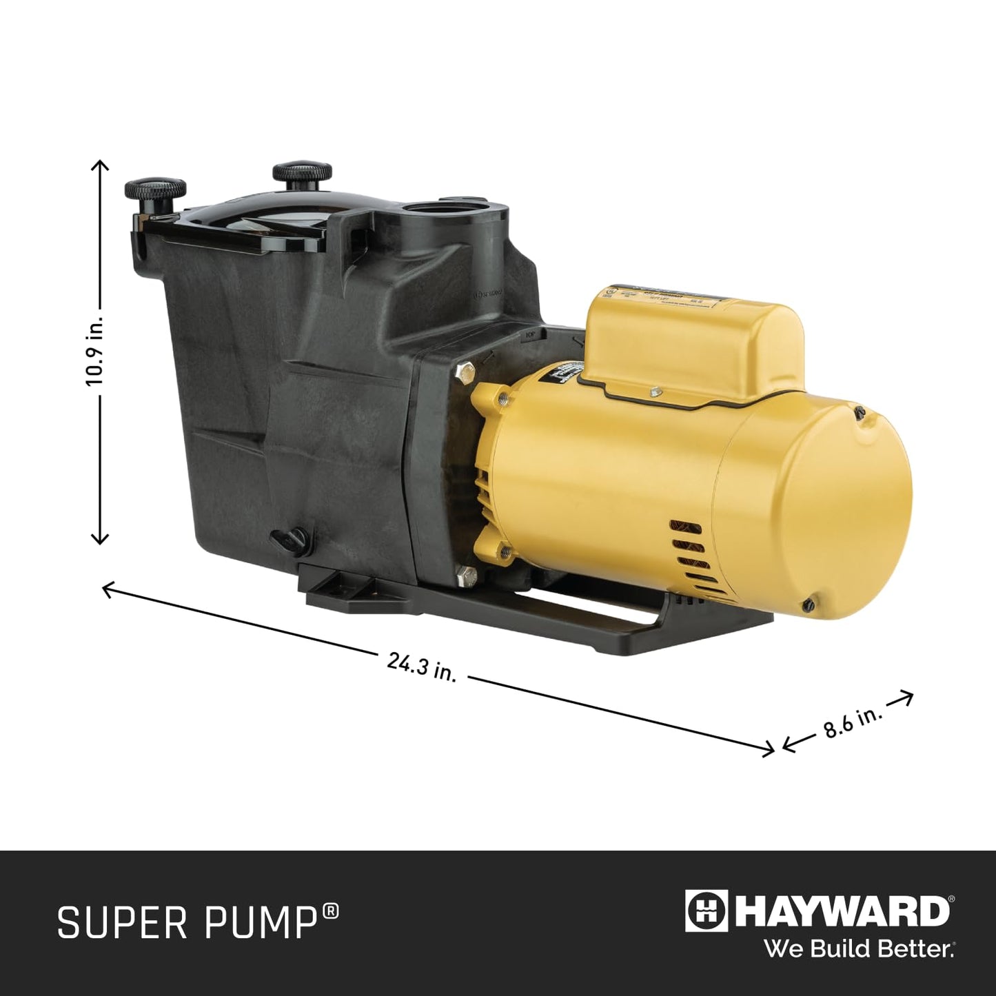 Hayward W3SP2607X10 Super Pump 1 HP Inground Pool Pump