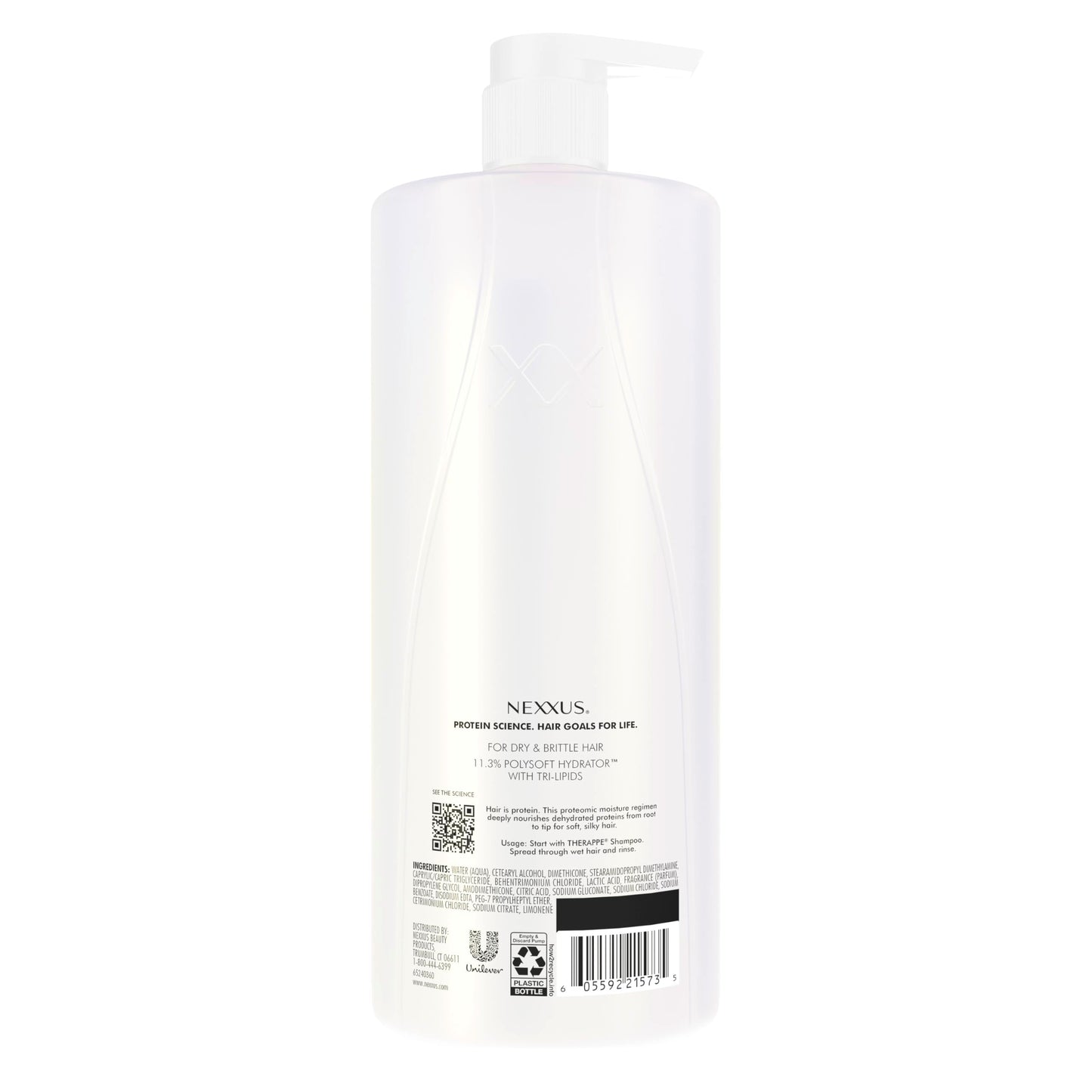 Nexxus Humectress Conditioner for Ultimate Moisture for Dry Hair Powered by POLYSOFT HYDRATOR Technology with Tri-lipids 33.8 oz