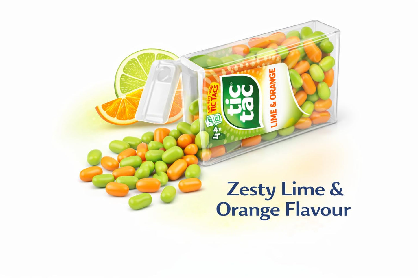 Tic Tac Freshmints 12 Pack Lemon and Orange Flavoured Breath Freshening Mints Pocket Sized Flip Top Dispensers Long Lasting Freshness Refreshing Mints Ideal for Travel Car Office or On The Go Convenie