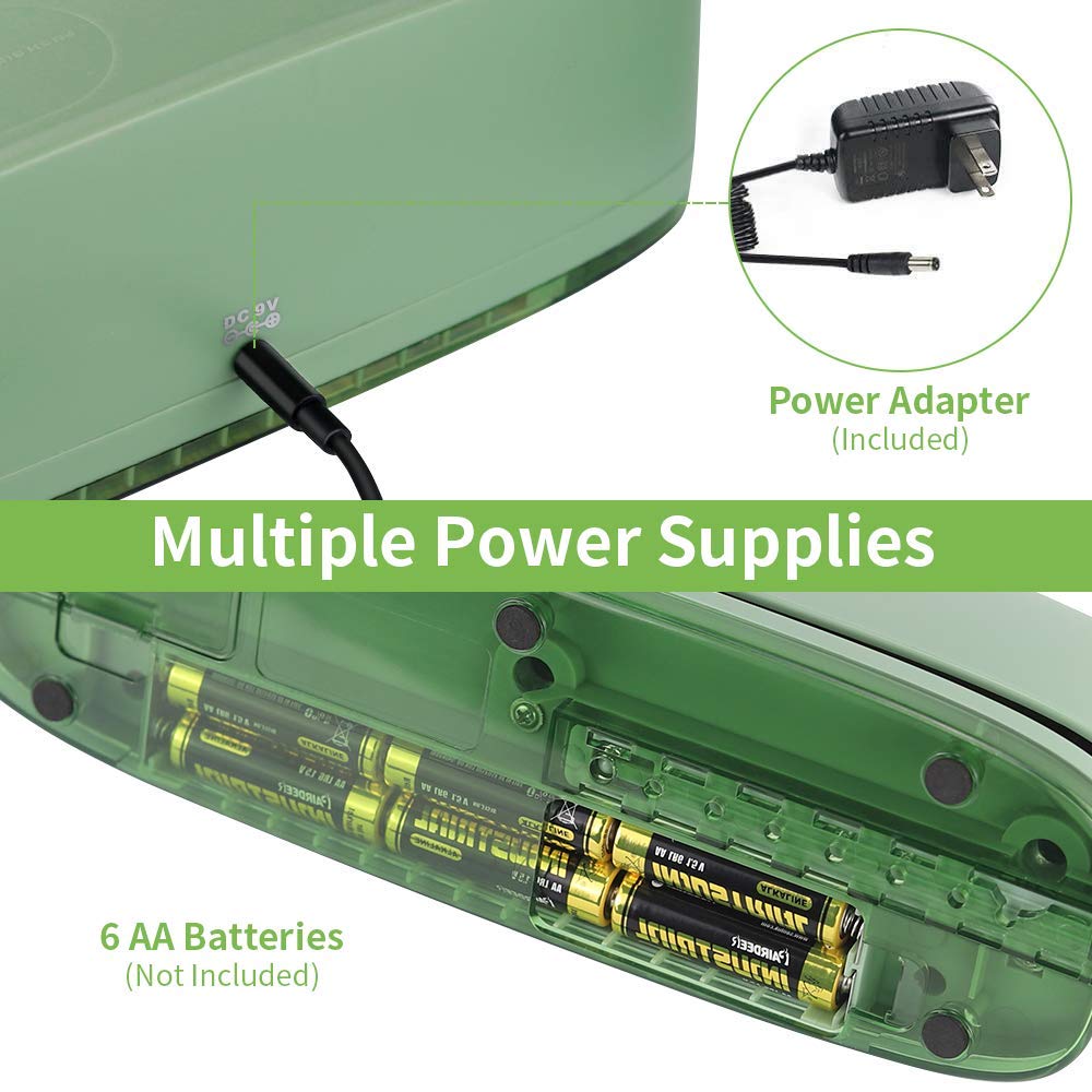 AFMAT Electric 3 Hole Punch, 20-Sheet 3 Hole Puncher for Binder, Effortless Punching, 9/32" Hole Diameter, Paper Hole Puncher 3 Hole Heavy Duty, for Office/School/Studio, AC or Battery Operated, HP10