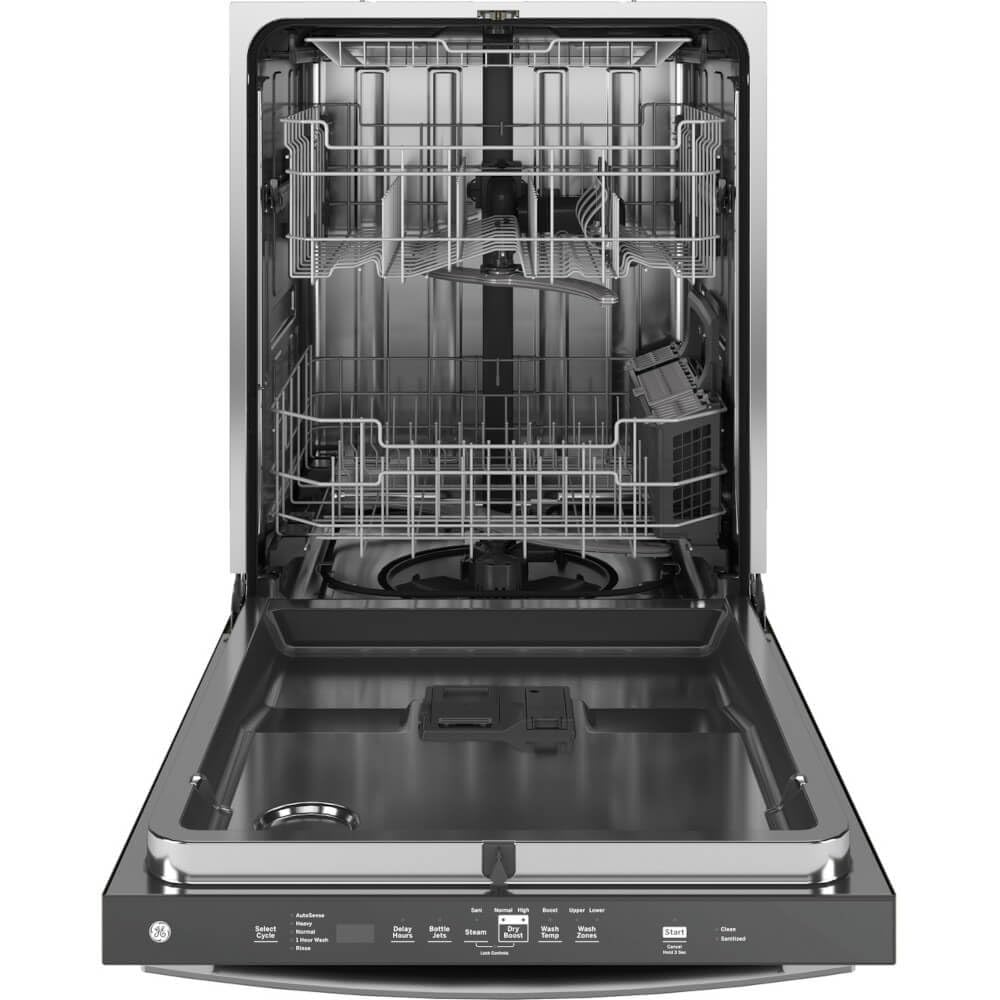 GE GDT650SYVFS 24 in. Top Control Built-in Tall Tub Dishwasher in Fingerprint Resistant Stainless with Dry Boost, 3rd Rack, and 47dBA