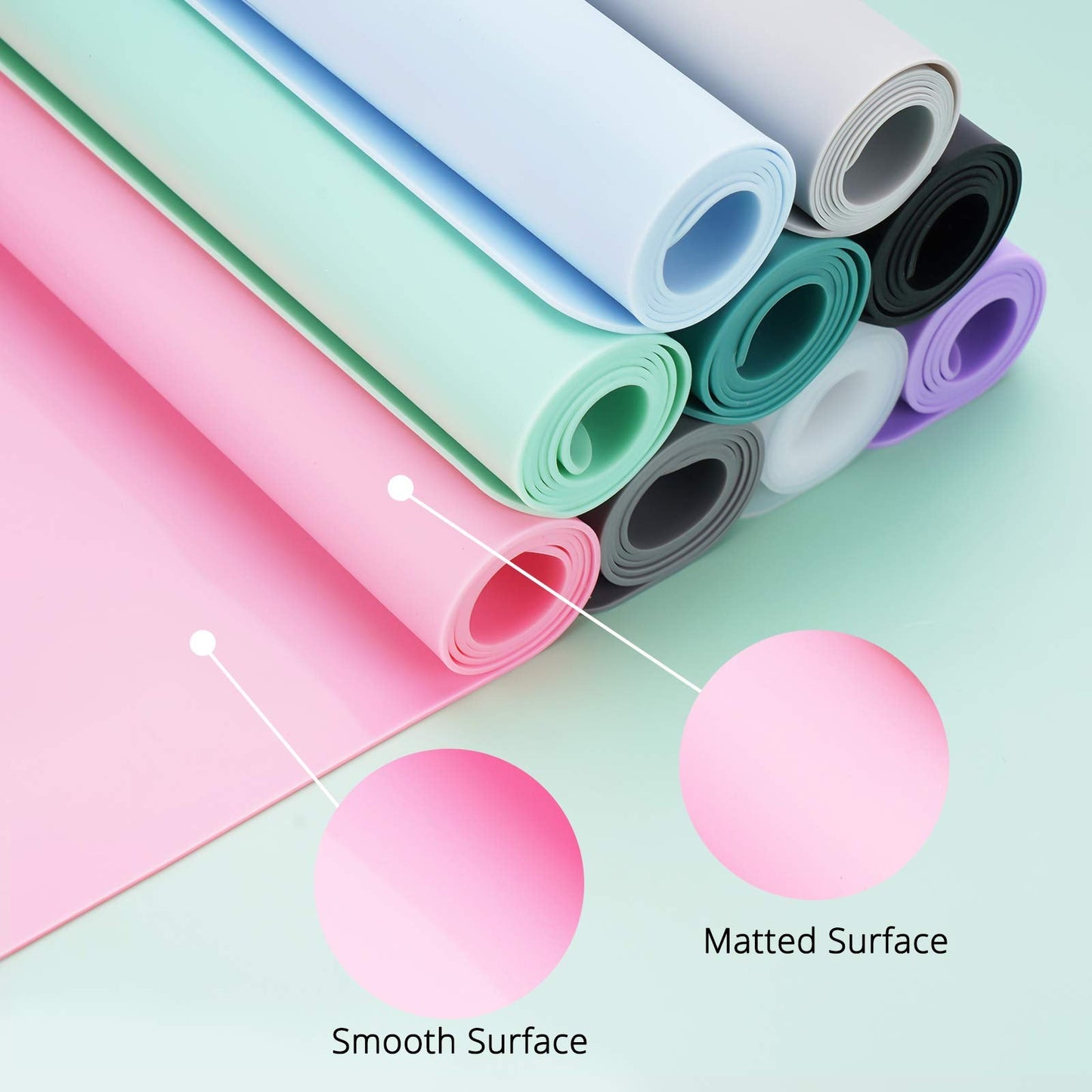 Gartful Silicone Mats for Countertop - Thicker, 28" by 20" Extra Large Multipurpose Mat, Counter Table Protector, Desk Saver Pad, Placemat Nonstick Nonskid Heat-Resistant Pad, Translucent