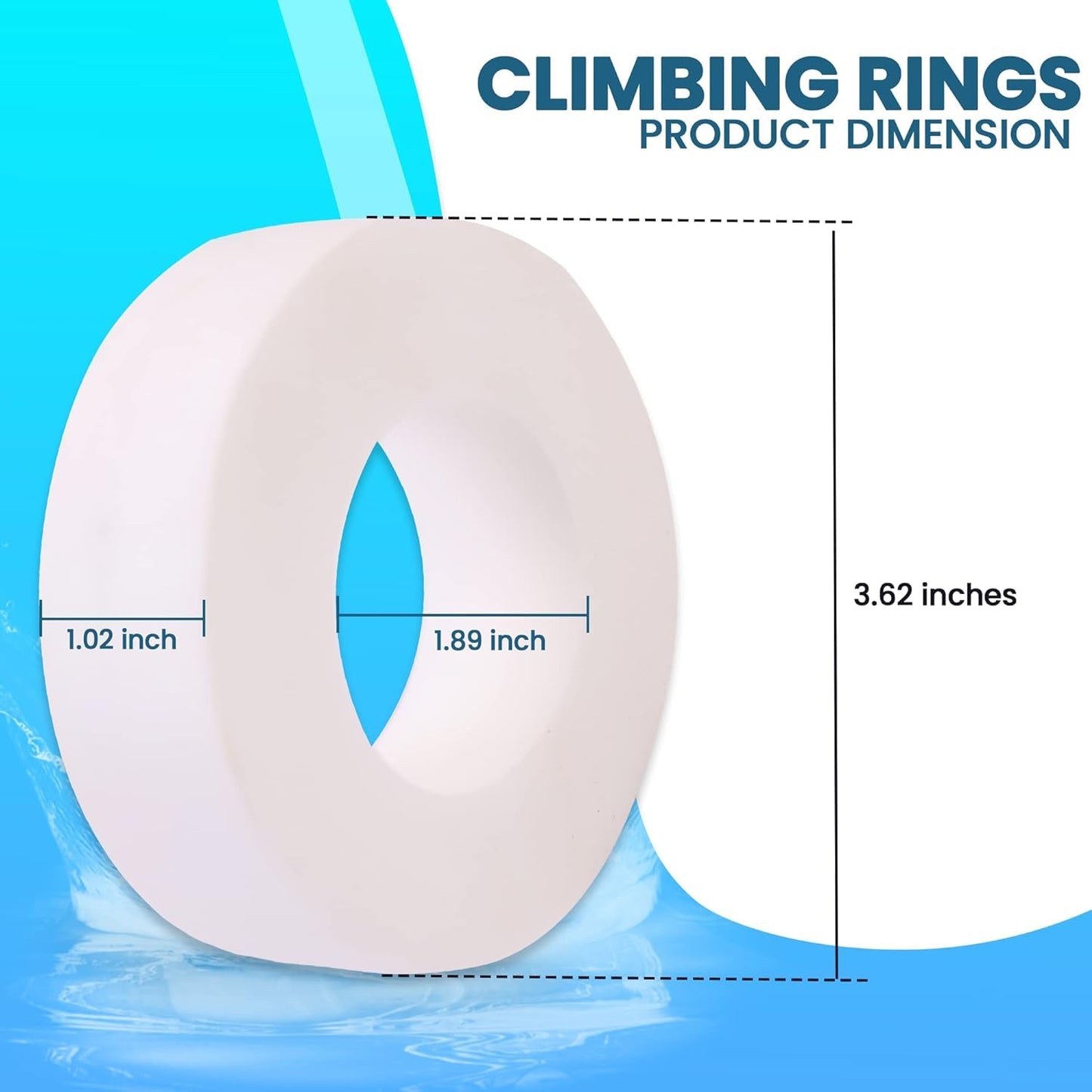 Calvana 8-Pack The Climbing Ring Replacement for (Compatible with) Maytronics Dolphin 6101611-R4, Fits M200/M400/M500, Nautilus/CC Plus, and DX3/DX4/DX6 and More – Made from Quality Material