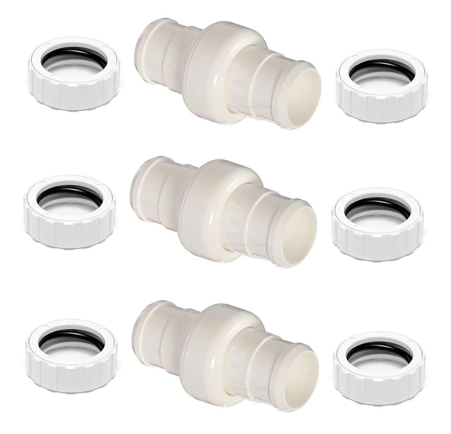 ATIE 360 Pool Cleaner Combo Kit - Hose Swivel 9-100-3002 & Nut 9-100-3109 (3 Pack) for Zodiac Polaris 360