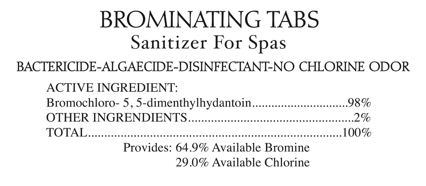 SpaChoice 3.5-Pounds Premium Brominating Tabs Sanitizer for Spas, Bromine Tablets for Spa Hot Tub, Made in USA