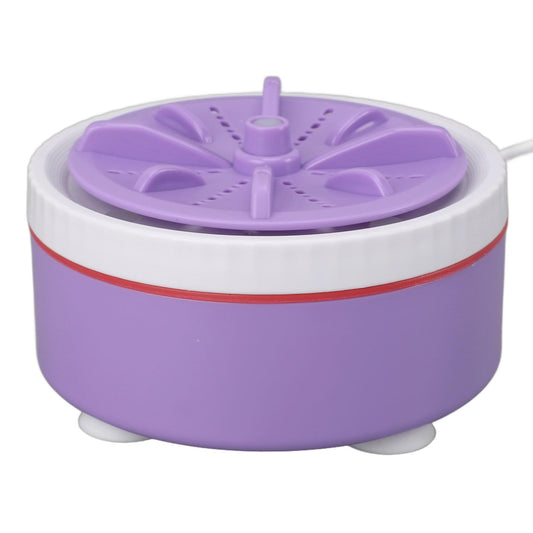Portable Washing Machine, Sink Dishwasher Multifunction USB Powered Mini Dishwasher with Timed Adjustable Function for Towels, Baby Clothes, Fruits, Plates (Purple)