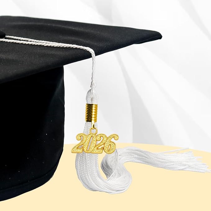 GraduationMall Single&Multiple Color Graduation Tassel with 2026 Year Charm 9"