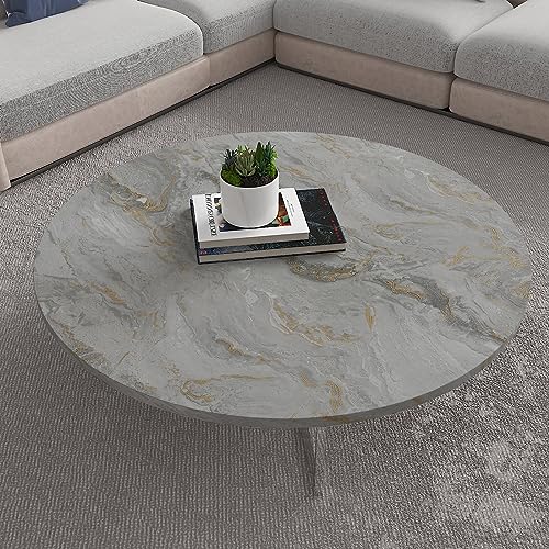 CHIHUT 12¡±x100¡± Gold Grey Matte Marble Contact Paper for Countertops Waterproof Peel and Stick Countertops Marble Wallpaper for Bathroom Self Adhesive Contact Paper for Kitchen Backsplash Cabinets