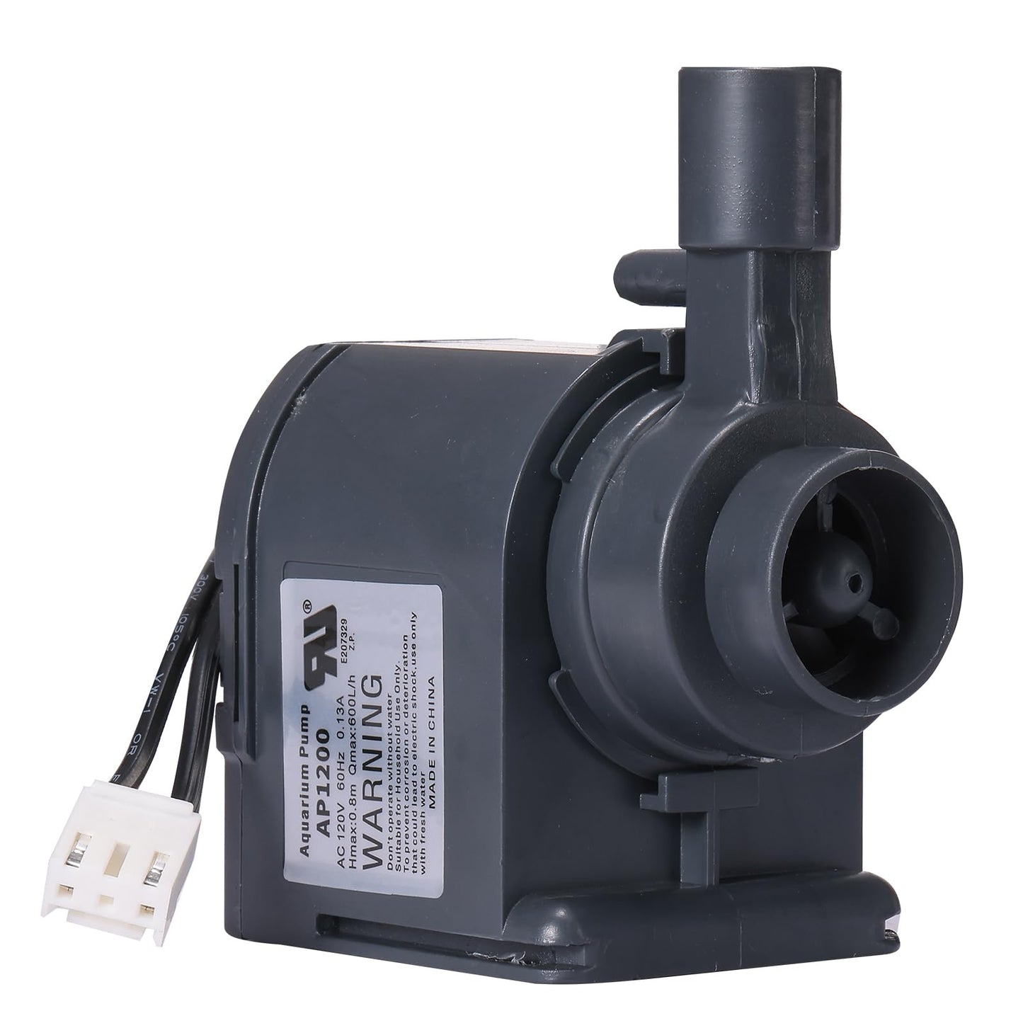 AP1200 AC120V Commercial large flowing ice machine water pump Small circulation submersible pump Fit for HZB-30F,HZB-38F,HZB-32,HZB-45,HZB-65,HZB-90,HZB-120,HZB-160 Ice Maker 60Hz 0.13A Hmax:0.8m