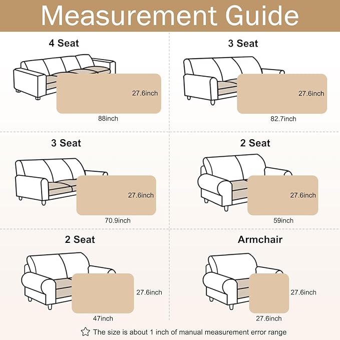 hyha Couch Covers for Dogs Washable, Non Slip Plush Dog Sofa Protectors, Fuzzy Pet Couch Covers for 3 Cushion Sofa Pet Friendly (Apricot, 27.6" x 88")
