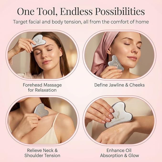 Lymphatic Contour Face Brush for Sculpting, lymphatic Face Brush gua sha facial tools Lymphatic Drainage Massager for skin care, Anti-Puffiness, Detox & Lift, Improves Skin Glow, Relieve Fatigue