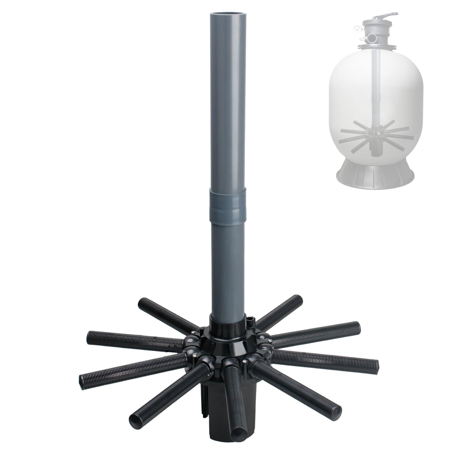 Rugam SX210DA Pool Lateral Assembly with Center Pipe Replacement for Hayward Pro Series Sand Filter and Automatic Skimmers S180T S210T S220T S230T S270T SP1091ES SP10852OM SP10841R SP1097 SP1411