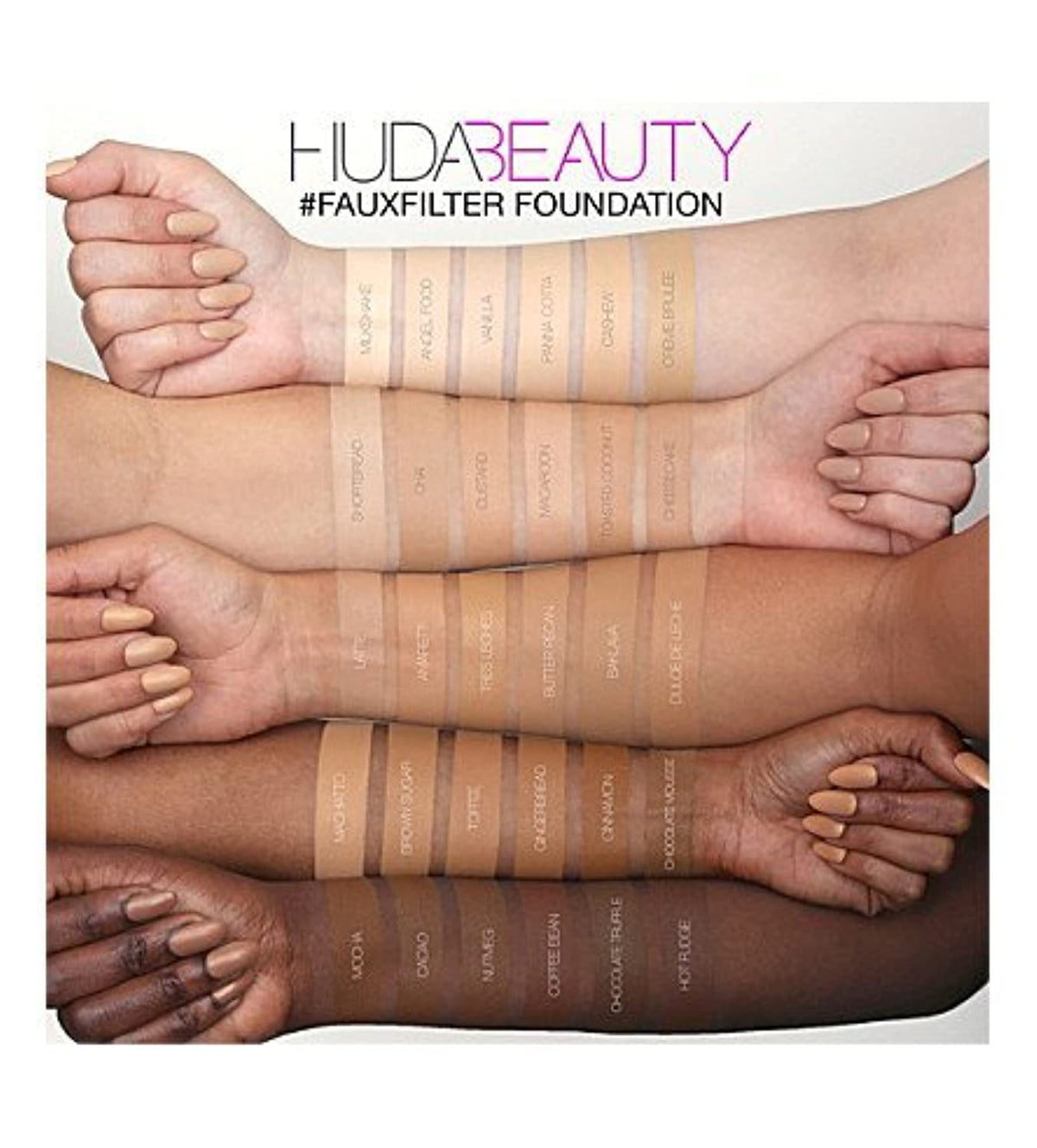HUDA BEAUTY #FauxFilter Foundation - Brown Sugar 410G