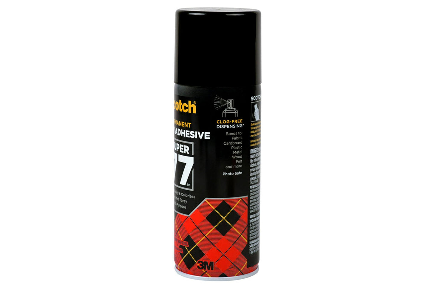 Scotch Super 77 Multipurpose Adhesive Spray, Bonds to Fabric, Cardboard, Plastic, Metal, Wood, Felt, and More, 10.7 Ounces (7716) - 4 Pack